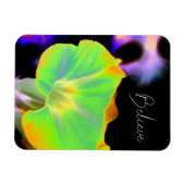 Blumendruck-Magnet für flexibles Foto "Glauben" Magnet (Horizontal)