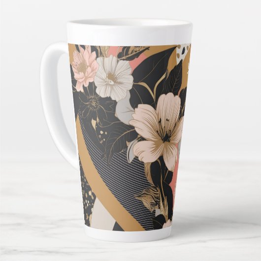 Blumendruck Milchtasse (Linke Ecke)