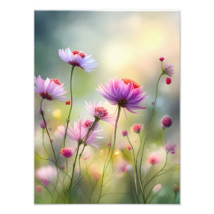 Blumendruck mit Hübschen Blume Fotodruck