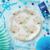 Blumendruck Pappteller (Party)