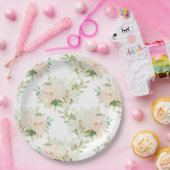 Blumendruck Pappteller (Party)