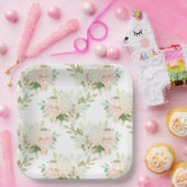 Blumendruck Pappteller (Party)