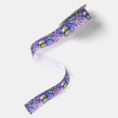 Blumendruck Satinband (Rückseite)