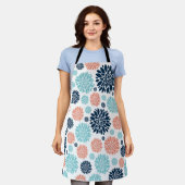 Blumendruck-Schürze Schürze (Getragen)