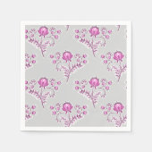 Blumendruck. Serviette (Vorderseite)