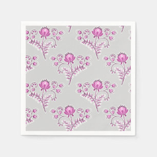 Blumendruck. Serviette