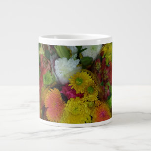 BLUMENdruck-TASSE Jumbo-Tasse