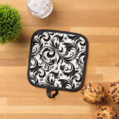Blumendruck Topflappen (Oben Unten)