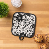 Blumendruck Topflappen (Oben Unten)