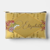 Blumendruckbeutel zum Nähen Zubehörtasche (Vorderseite)