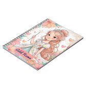 Blumendruckbuch - Name Notizblock (Linke Seite)