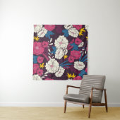 Blumendschungel mit Schlangen Vintag, Tropica Wandteppich (Beispiel)