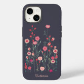 Blumendunkel Personalisiert Case-Mate iPhone Hülle (Rückseite)