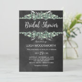 Blumendusche aus Kopfbrett Einladung (Stehend Vorderseite)