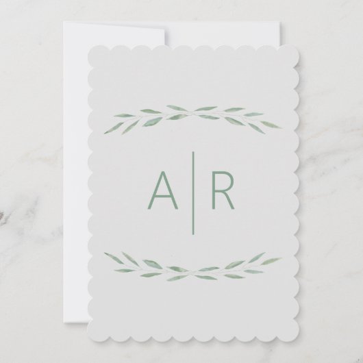 Blumendusche, einladend, botanisch einladung (Rückseite)