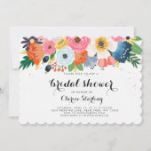 Blumendusche Einladung (Vorderseite)