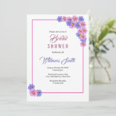 Blumendusche Einladung (Stehend Vorderseite)