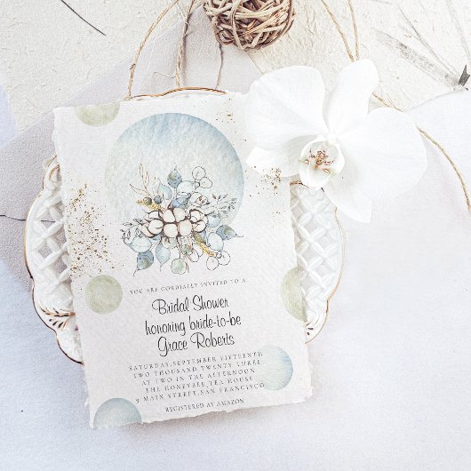 Blumendusche Einladung