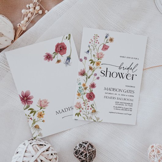 Blumendusche Einladung