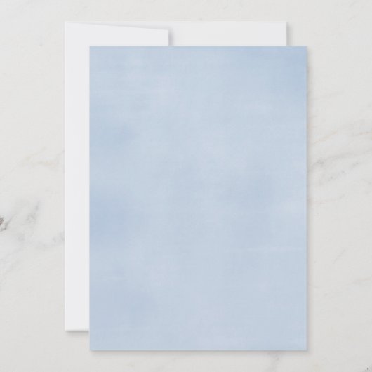 Blumendusche Einladung (Rückseite)