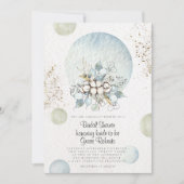 Blumendusche Einladung (Vorderseite)