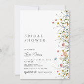 Blumendusche Einladung, Boho Mi. Einladung (Vorderseite)