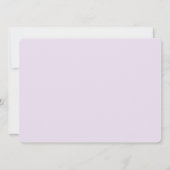 Blumendusche Foto Einladung (Rückseite)