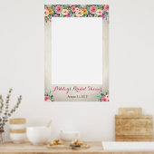 Blumendusche Foto Prob Poster (Küche)