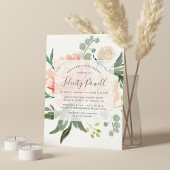 Blumendusche im Sommer Einladung