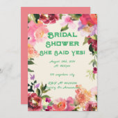 Blumendusche Save The Date (Vorne/Hinten)