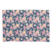 Blumendusche Schneefräse Blue Pillow Case Kissenbezug (Vorderseite)