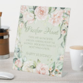 Blumendusche Schnuller Jagdspiel Sockelschild (In Situ)