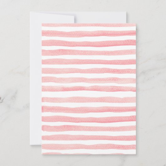 Blumenduschen bringen Blume zum Geburtstag Einladung (Rückseite)