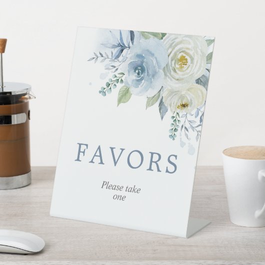 Blumenduschfavoriten der blauen Rose - Zeichen Sockelschild (In SItu)