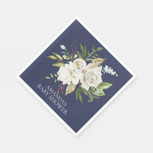 Blumenduschpapier Napkins Serviette (Ecke)