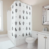 Blumenduschvorhang Duschvorhang (Beispiel)