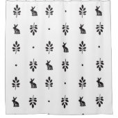 Blumenduschvorhang Duschvorhang (Vorderseite)