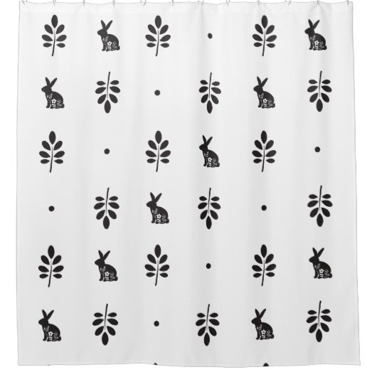 Blumenduschvorhang Duschvorhang (Vorderseite)