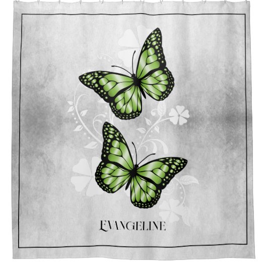 Blumenduschvorhang Duschvorhang (Vorderseite)