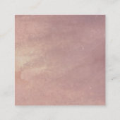 Blumendusty Rose und Burgund Wedding Website Begleitkarte (Rückseite)