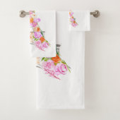 BlumenEiffelturm Badhandtuch Set (Insitu)