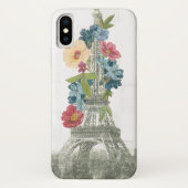 BlumenEiffelturm | Paris, Frankreich Case-Mate iPhone Hülle (Rückseite)