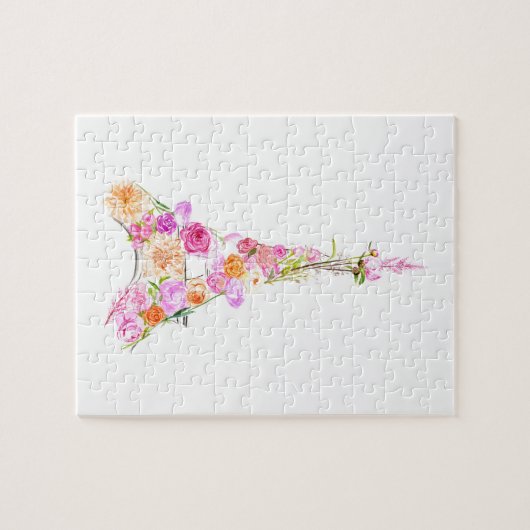 BlumenEiffelturm Puzzle (Horizontal)