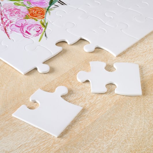 BlumenEiffelturm Puzzle (Seite)