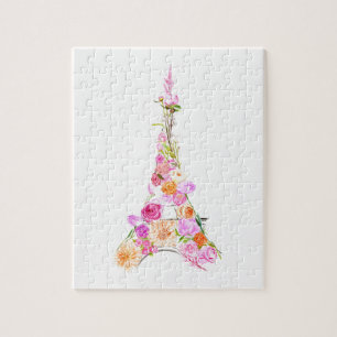 BlumenEiffelturm Puzzle