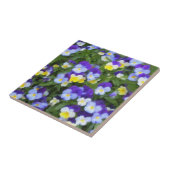 Blumeneindrucks-italienische Fliese (Seite)