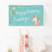 BlumenEinhorn-Türkis-alles- Gute zum Banner (Insitu)