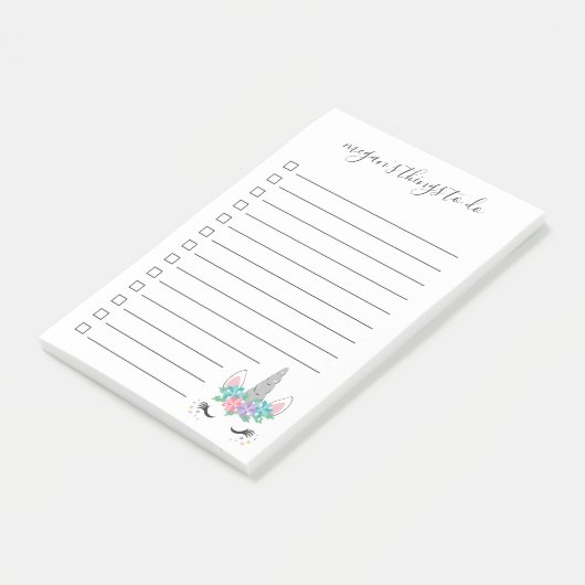 BlumenEinhornpraktische Checkbox-Sachen zum zu tun Post-it Klebezettel (angewinkelt)