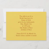 Blumeneinladung Einladung (Rückseite)