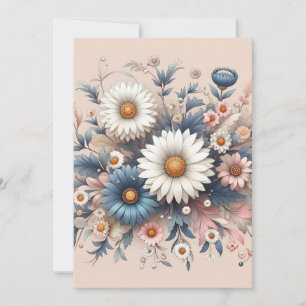 Blumeneinladung Gänseblümchen Hochzeitseinladungsk Einladung